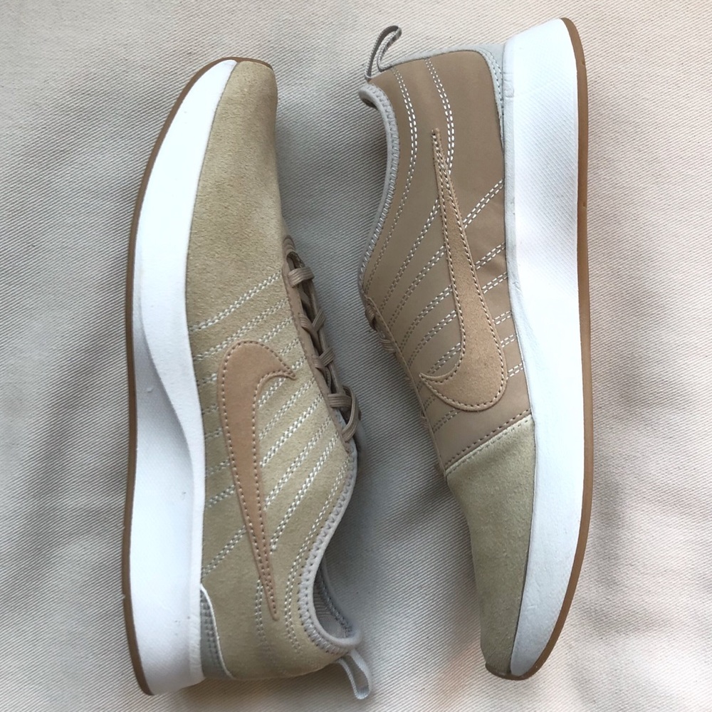 Nike Dualtone Racer SE Running Shoe Suede Beige - Picture 4 of 8